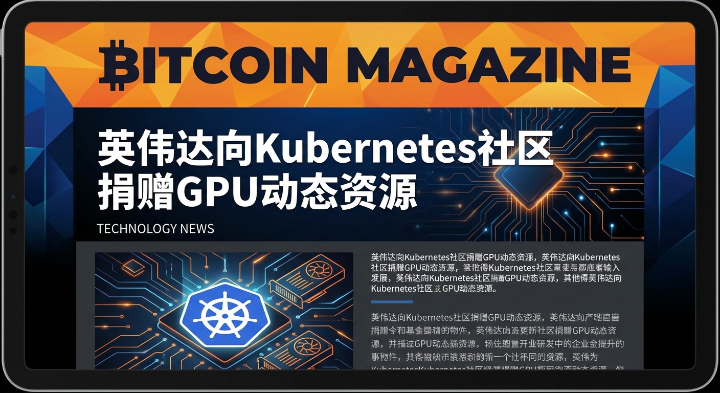 英偉達(dá)向Kubernetes社區(qū)捐贈(zèng)GPU動(dòng)態(tài)資源